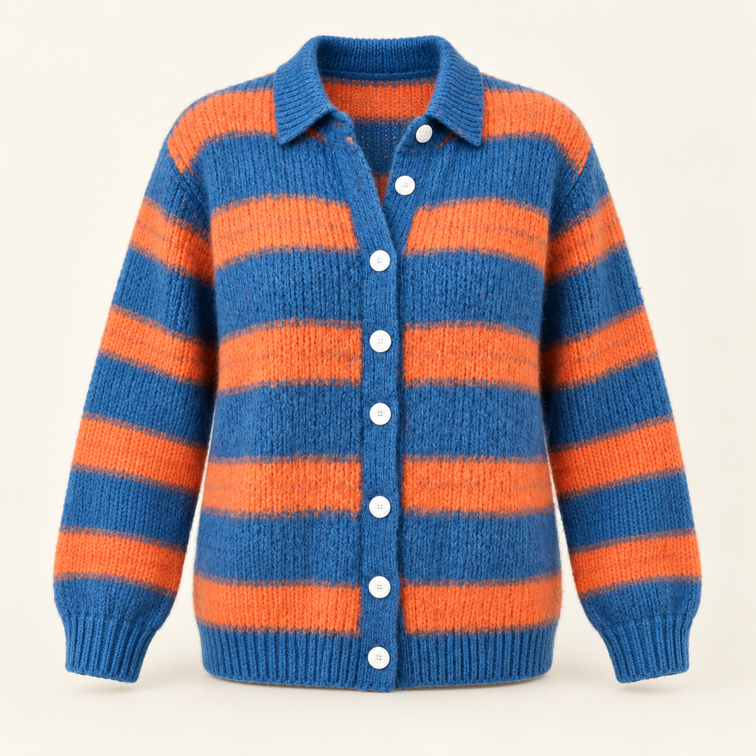 LIRENA™ - STRIPED HOODIE BLOUSE