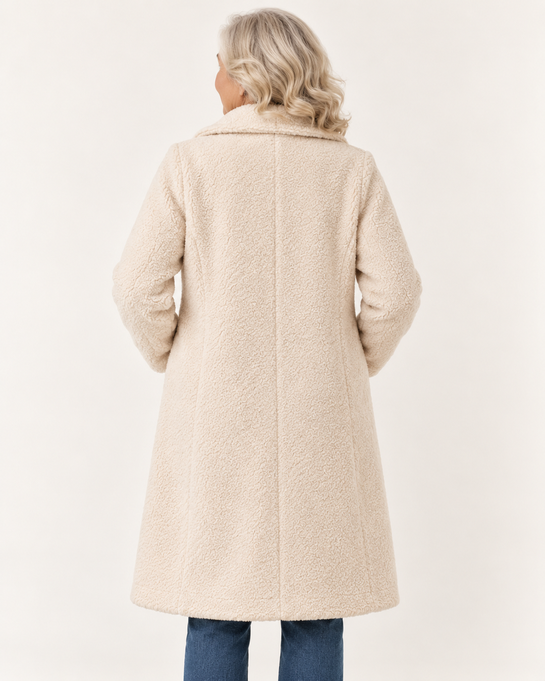 Women's Long Teddy Coat