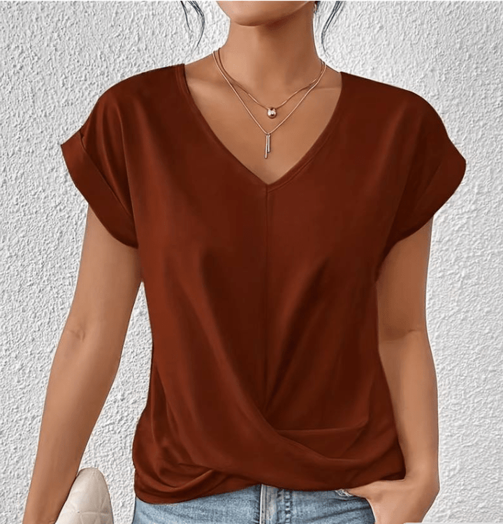 Niamh - V-Neck Blouse