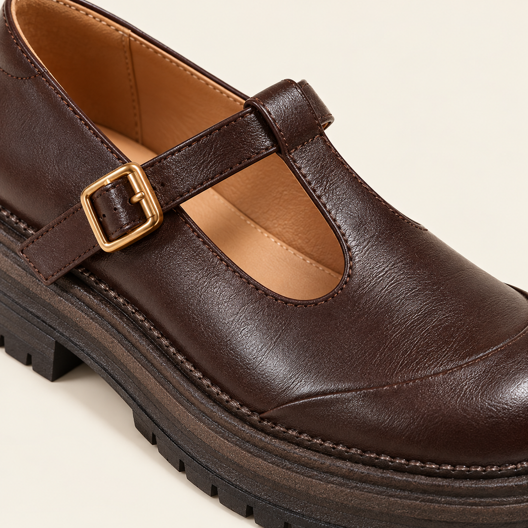 Mary Janes - Elegant Leather Shoe
