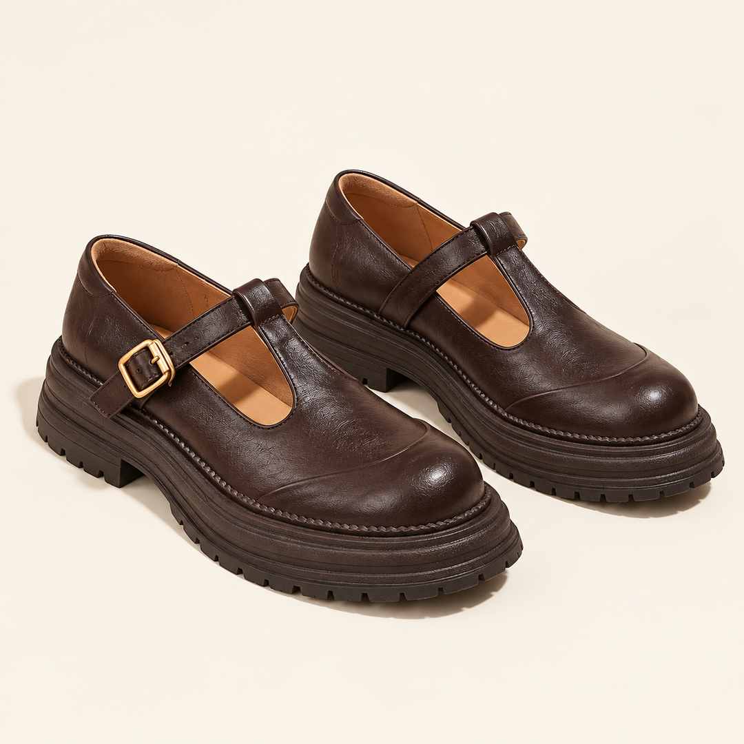 Mary Janes - Elegant Leather Shoe