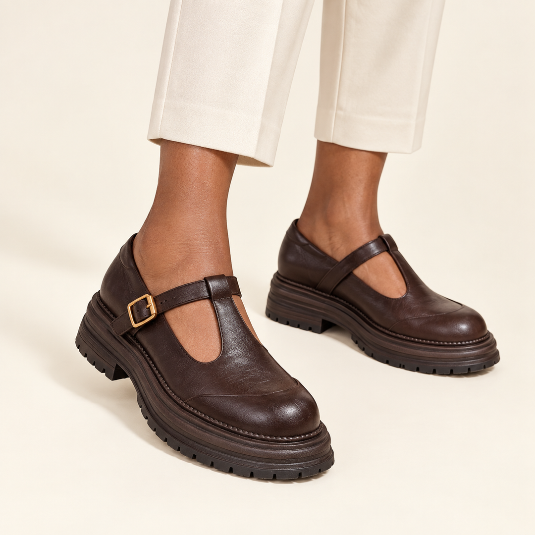 Mary Janes - Elegant Leather Shoe