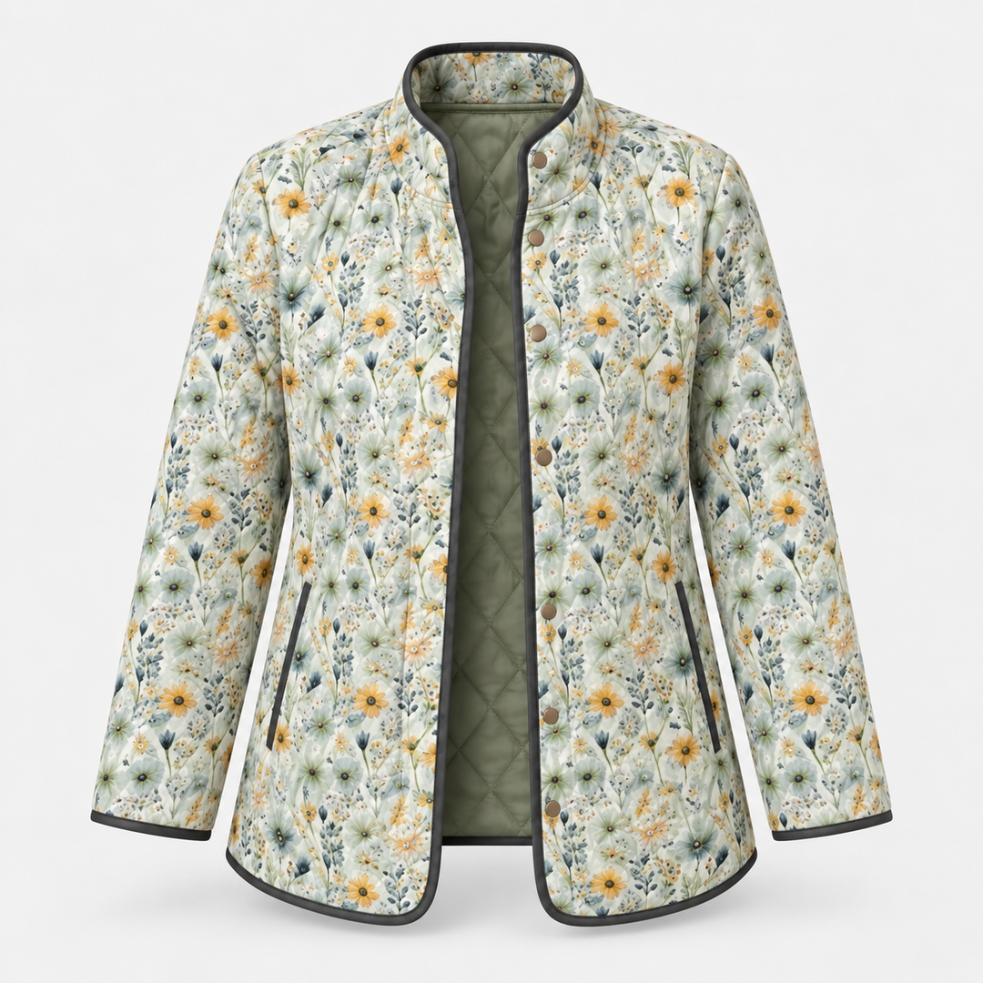 Maud | Country Meadow Quilted Jacket
