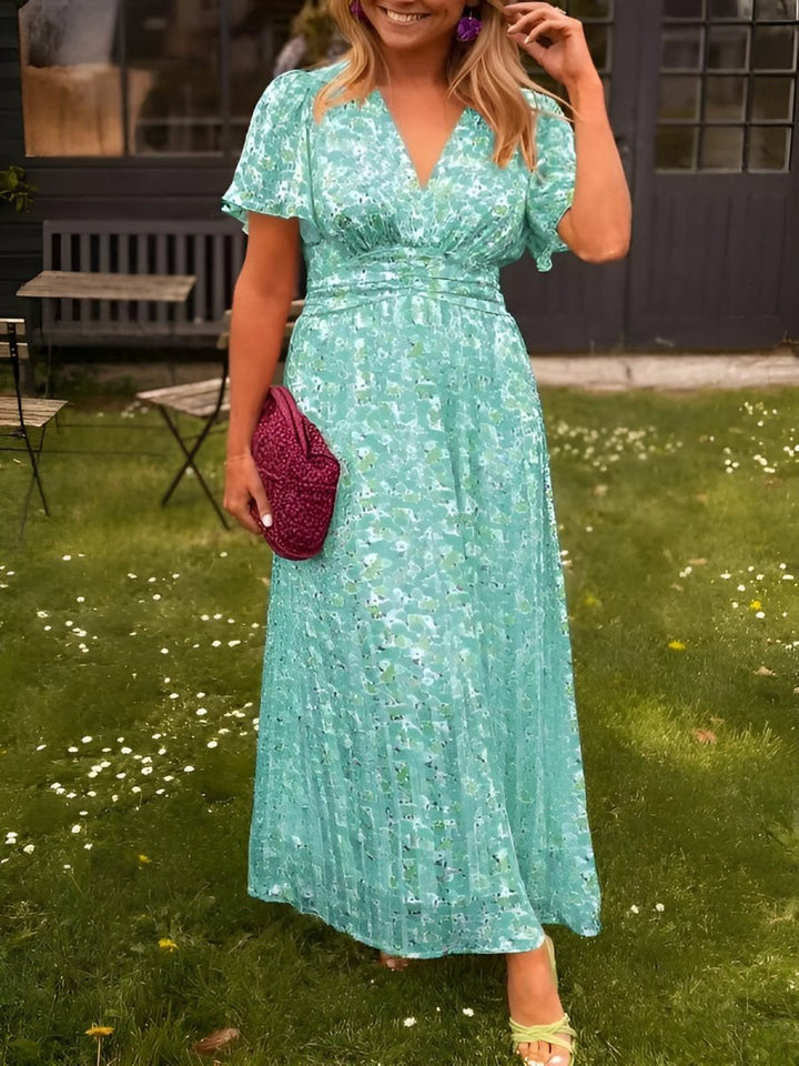 Éabha - Elegant Floral Maxi Dress