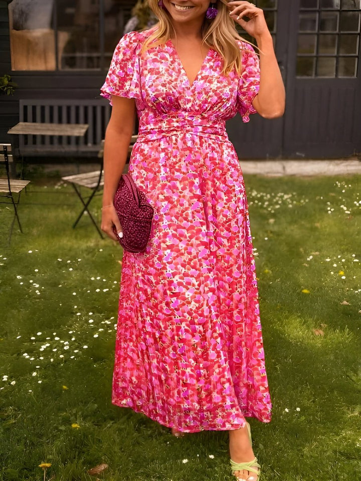 Éabha - Elegant Floral Maxi Dress