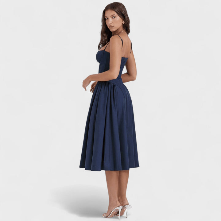 Emer - Midi Length Corset Dress