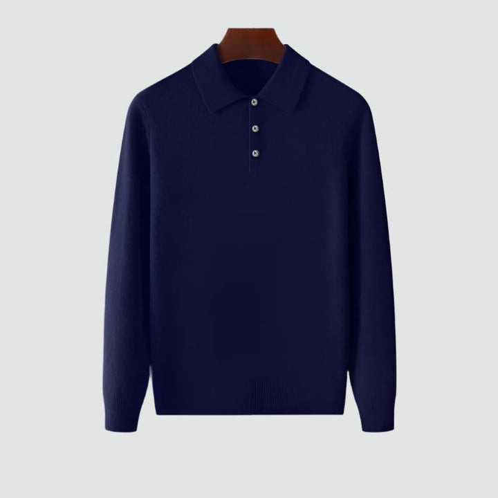 Ronan - Cozy Polo Sweater