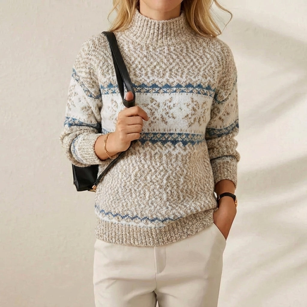 Megan – Fair Isle Crewneck Jumper