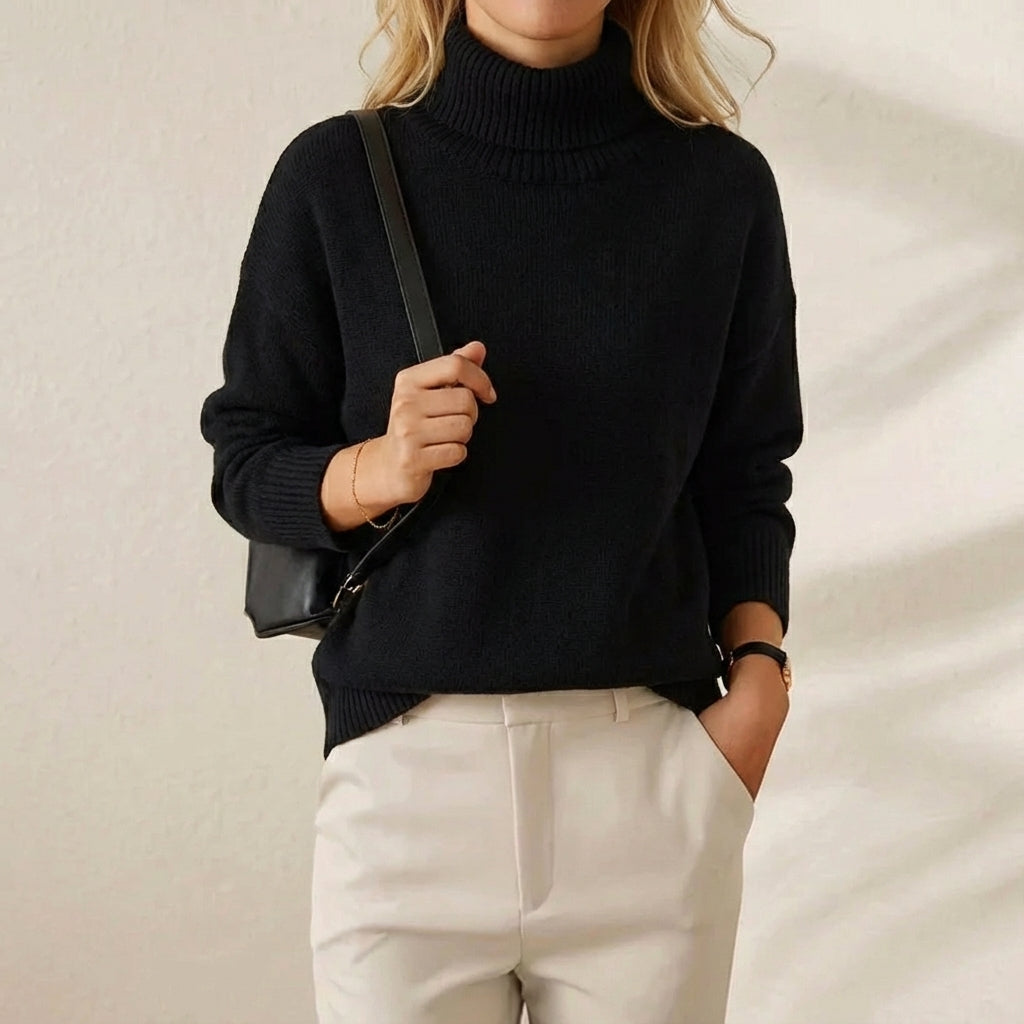Martha – Oversized Turtleneck Jumper