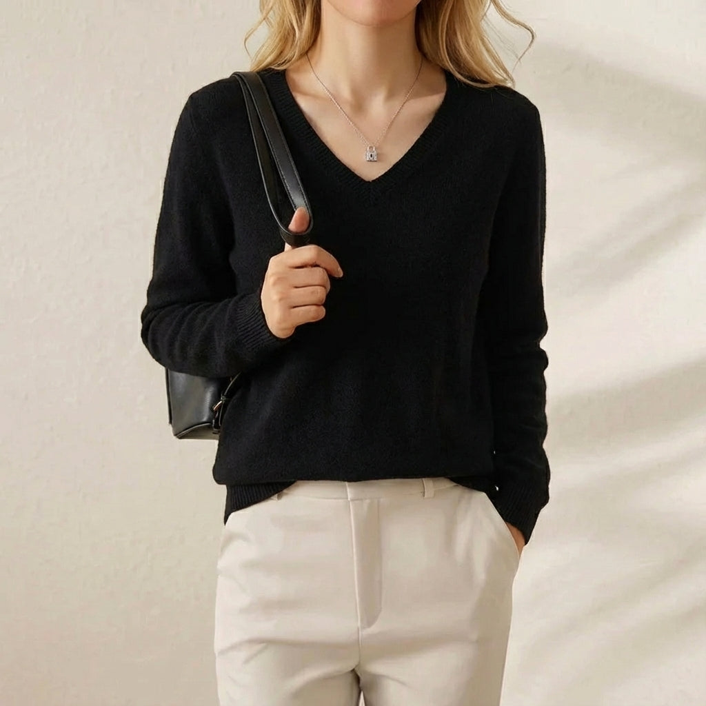 Nellie – V-Neck Pullover Jumper