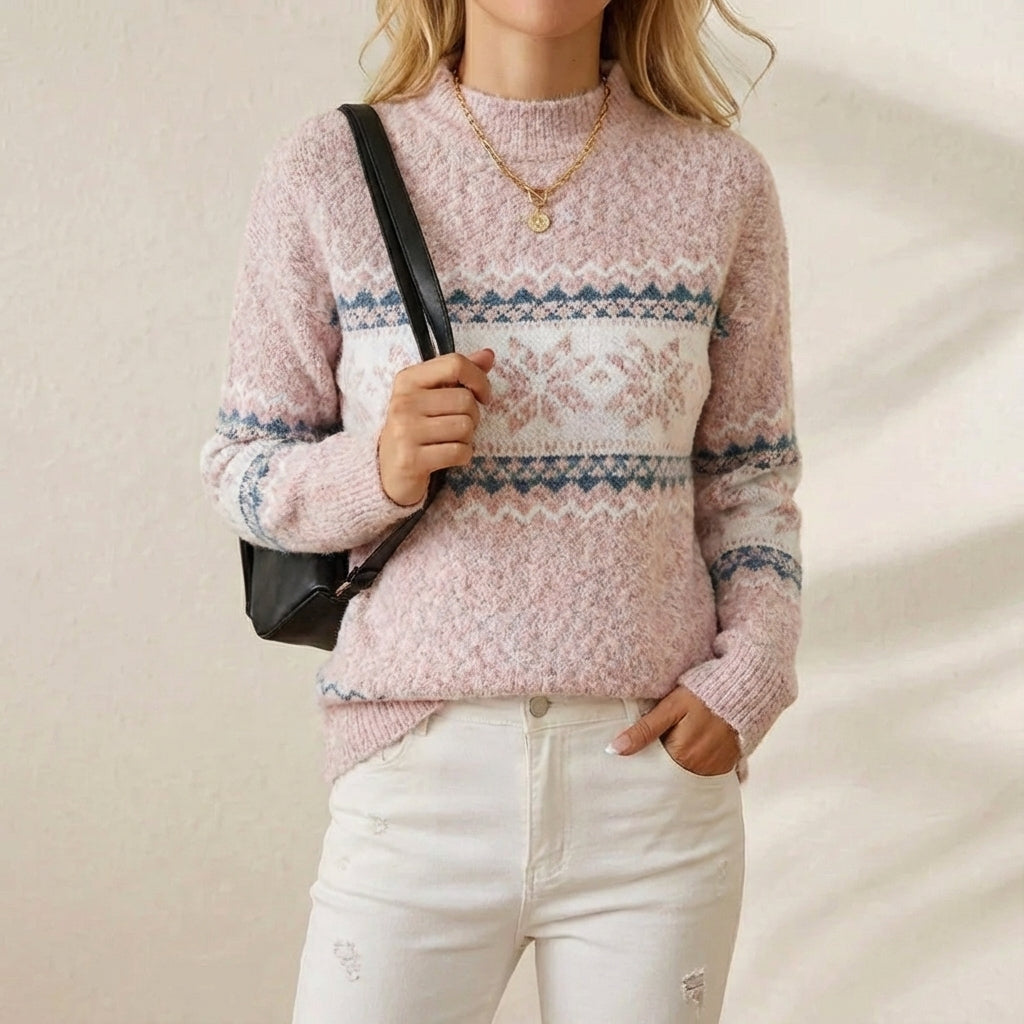 Megan – Fair Isle Crewneck Jumper
