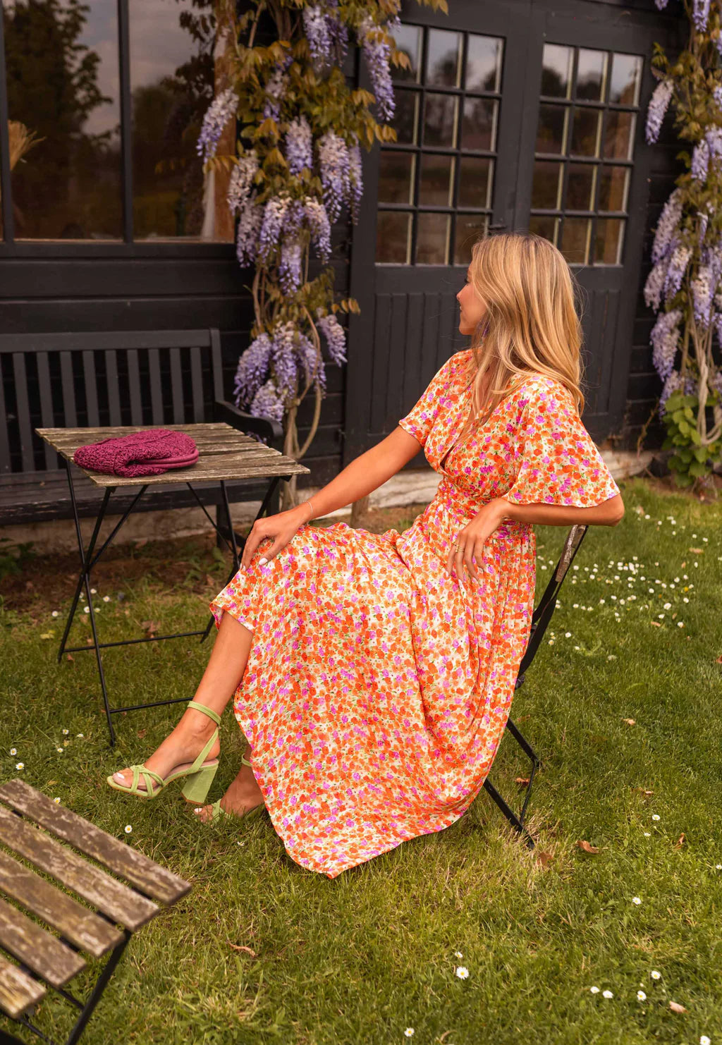 Éabha - Elegant Floral Maxi Dress