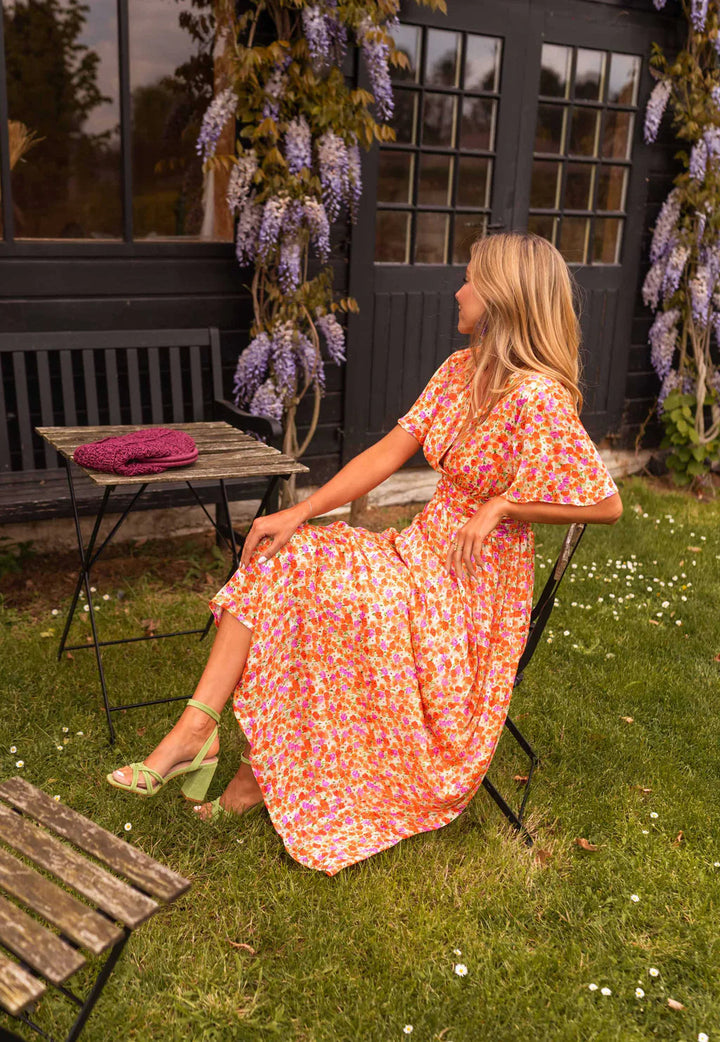 Éabha - Elegant Floral Maxi Dress