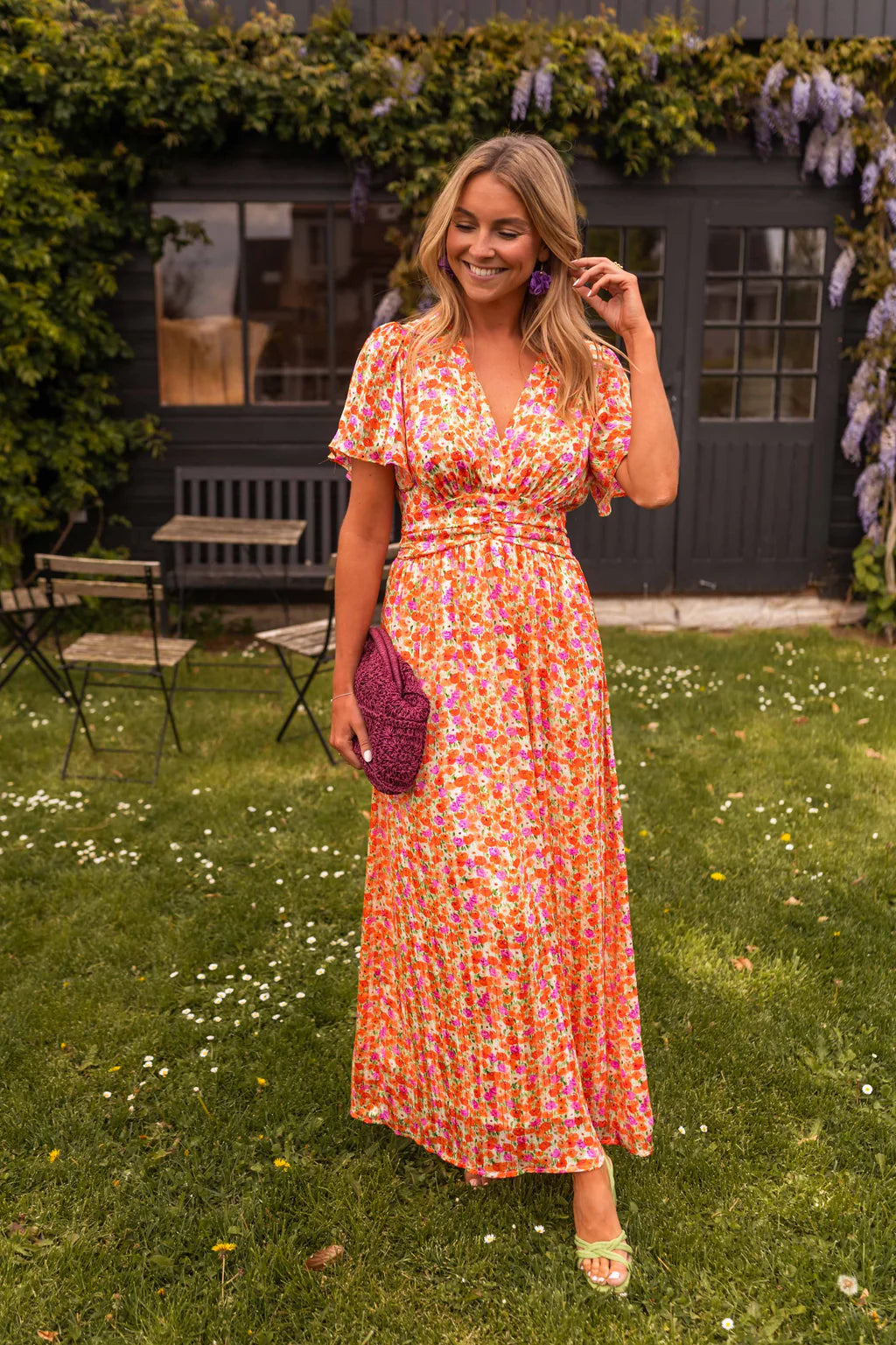 Éabha - Elegant Floral Maxi Dress