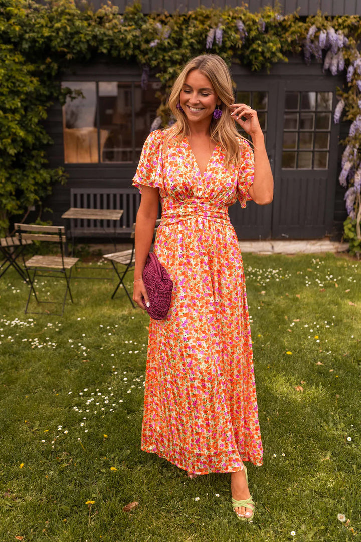 Éabha - Elegant Floral Maxi Dress
