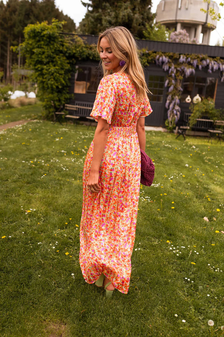 Éabha - Elegant Floral Maxi Dress