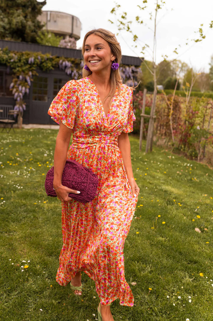 Éabha - Elegant Floral Maxi Dress