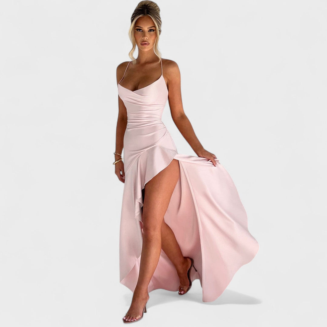 Fionnuala - Pink Maxi Dress