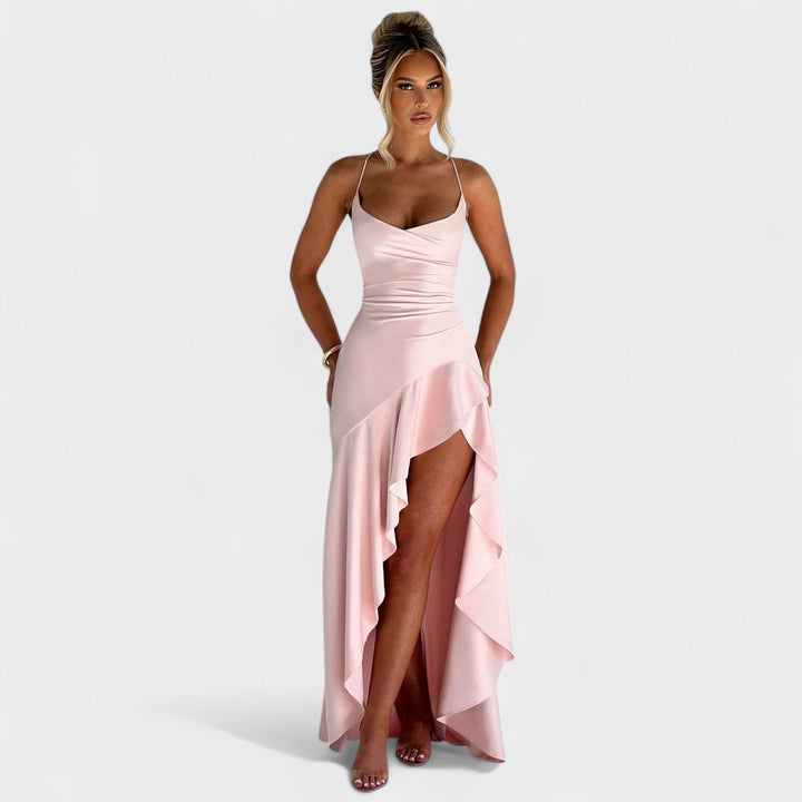Fionnuala - Pink Maxi Dress
