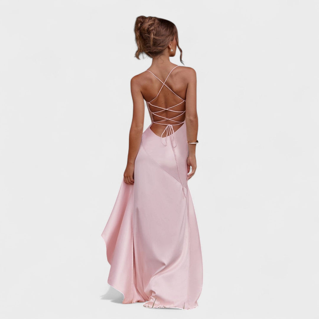 Fionnuala - Pink Maxi Dress