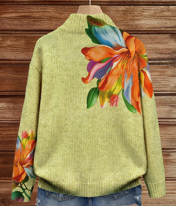 Brenna | Tropical Floral Cardigan