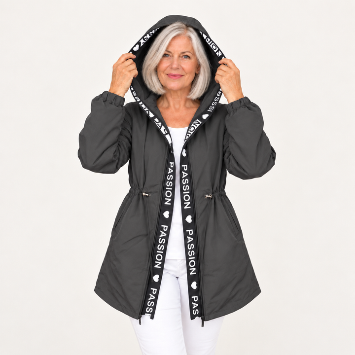 Women's Lightweight Hooded Trench Coat