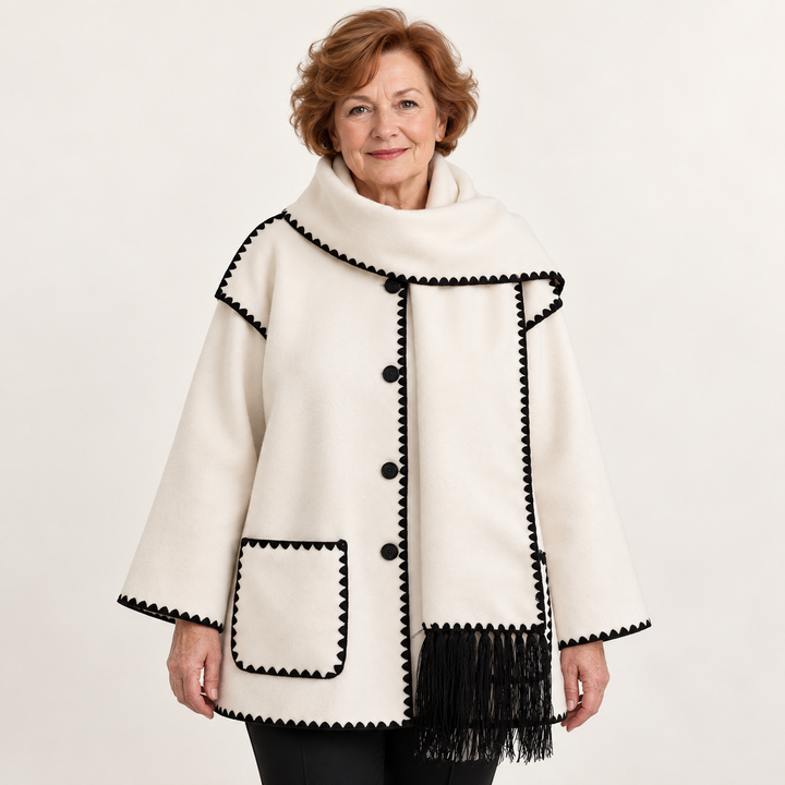 Women's Relaxed Scarf Coat