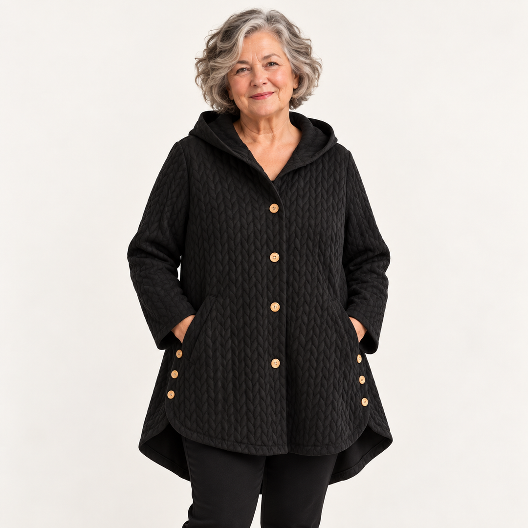 Women's Warm Lined Hooded Coat