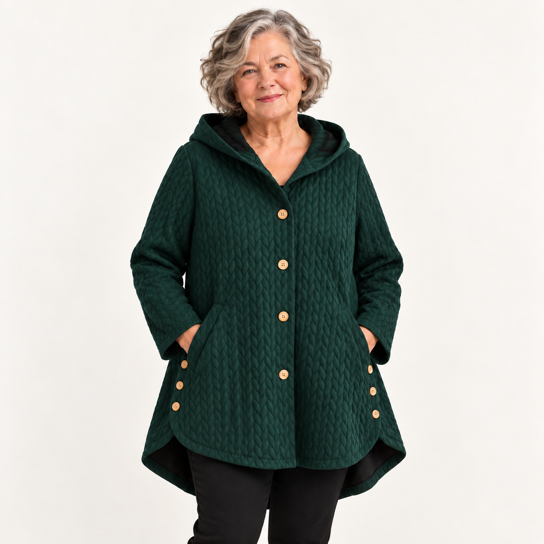 Women's Warm Lined Hooded Coat