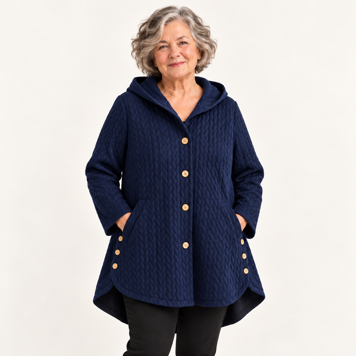 Women's Warm Lined Hooded Coat