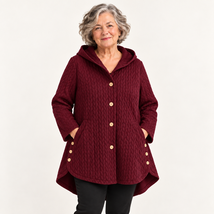 Women's Warm Lined Hooded Coat