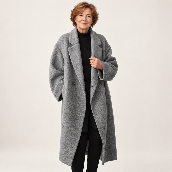Women's Long Everyday Coat – Warm & Timeless