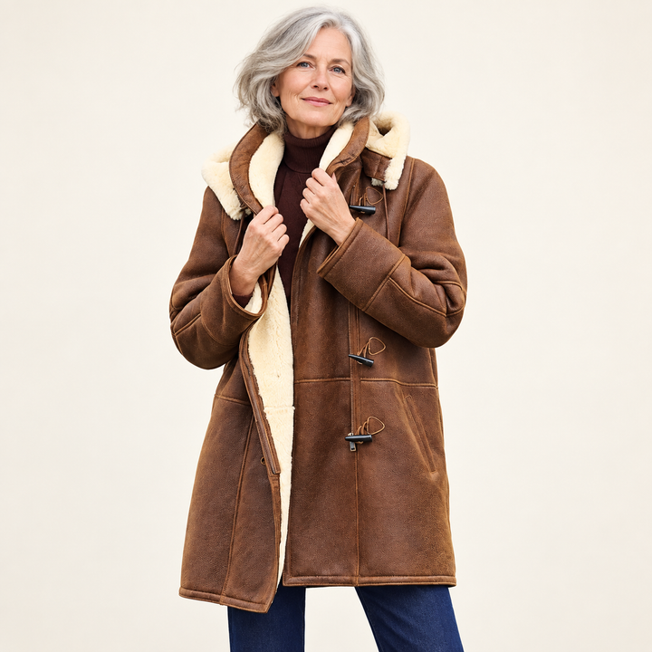 Women's Faux Shearling Winter Coat