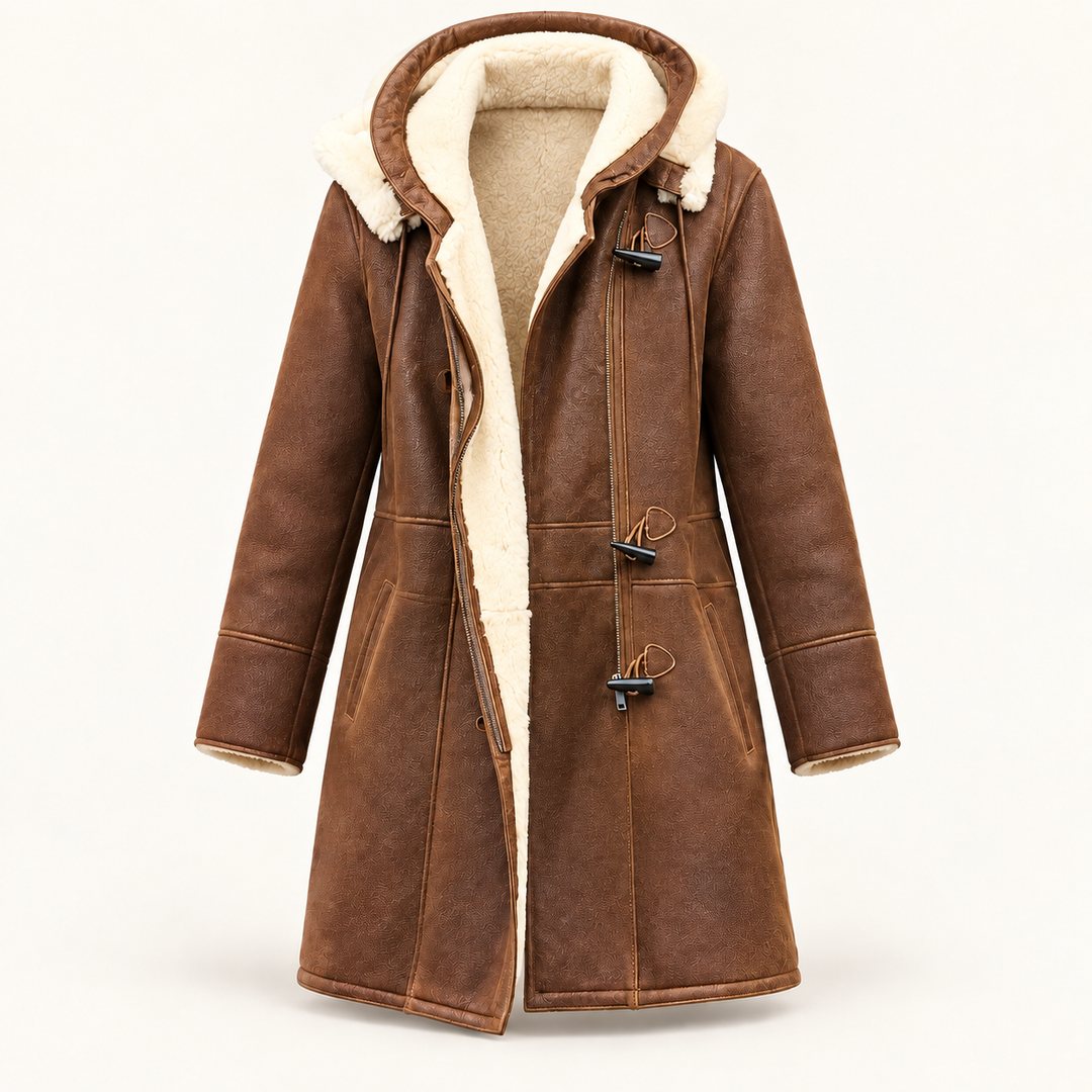 Women's Faux Shearling Winter Coat