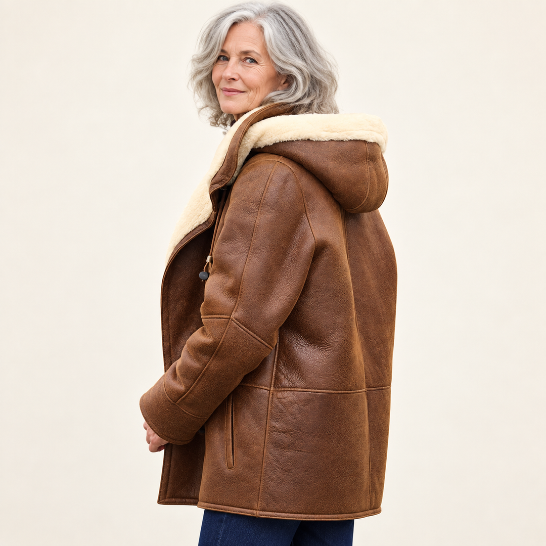 Women's Faux Shearling Winter Coat