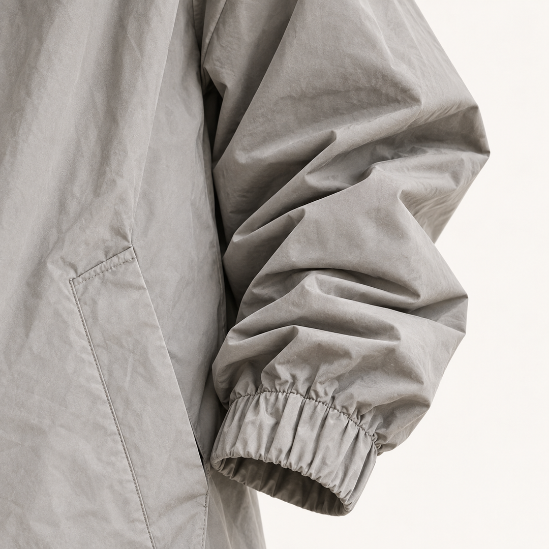 Women's Hooded Raincoat with Belt