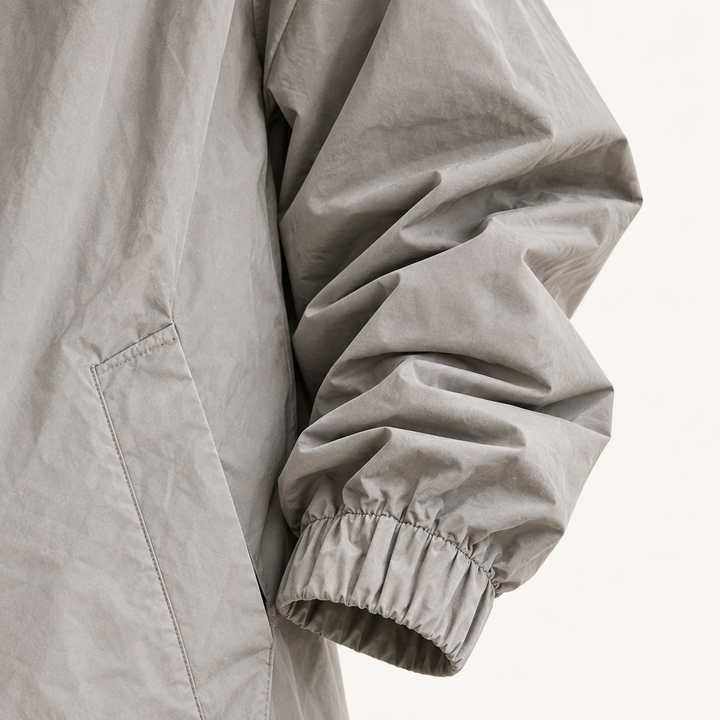 Women's Hooded Raincoat with Belt
