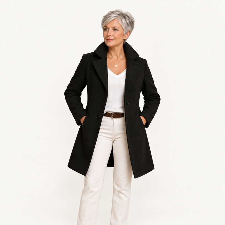 Women's Long Wool Coat – Warm & Classic