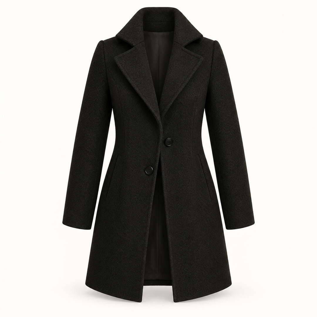 Women's Long Wool Coat – Warm & Classic