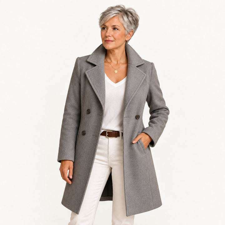 Women's Long Wool Coat – Warm & Classic