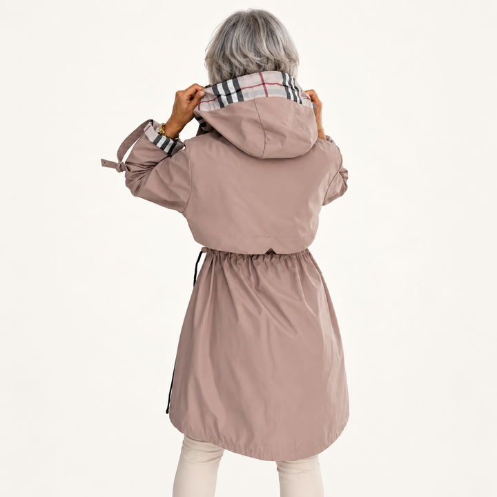 Women's Windproof Rain Coat with Hood