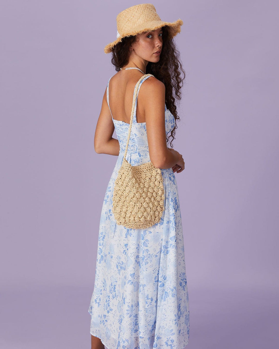 Dolores - Midi Dress with Floral Print
