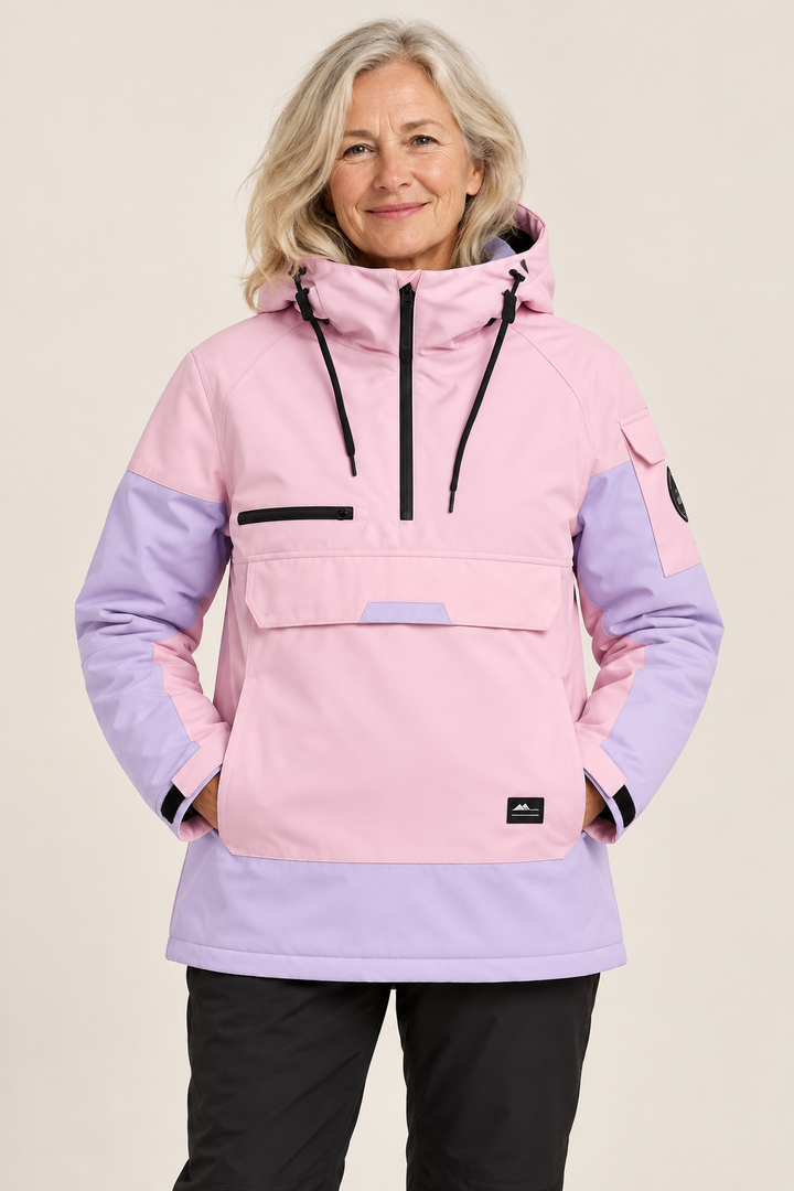 Unisex Hooded Ski Jacket – Water-Resistant & Windproof