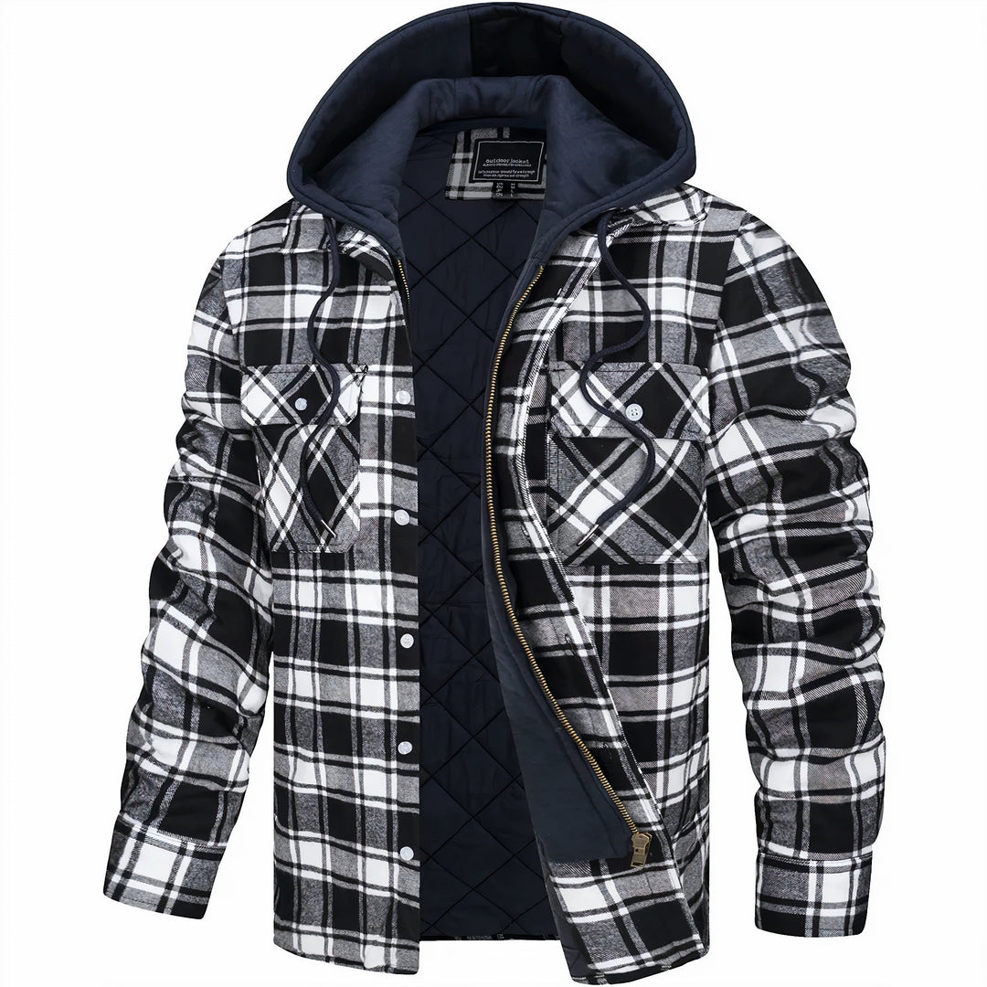 Cian - Chic Plaid Coat