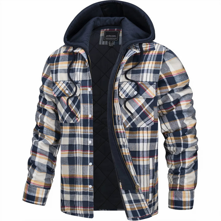 Cian - Chic Plaid Coat