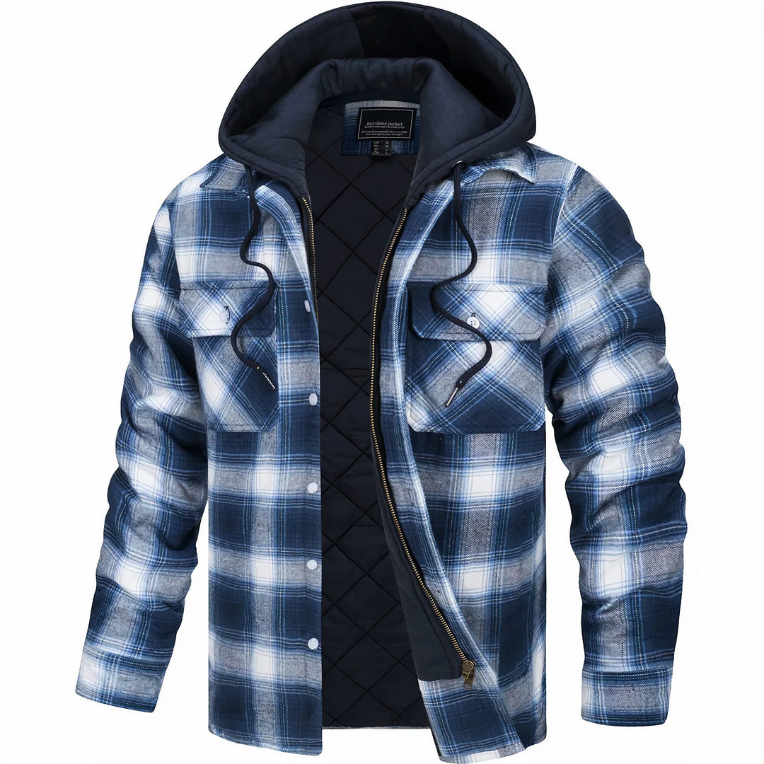 Cian - Chic Plaid Coat