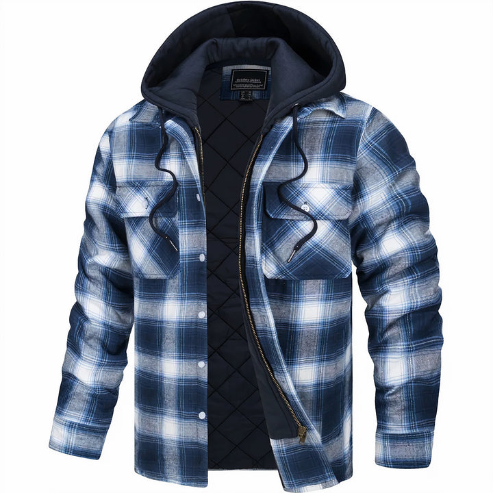 Cian - Chic Plaid Coat