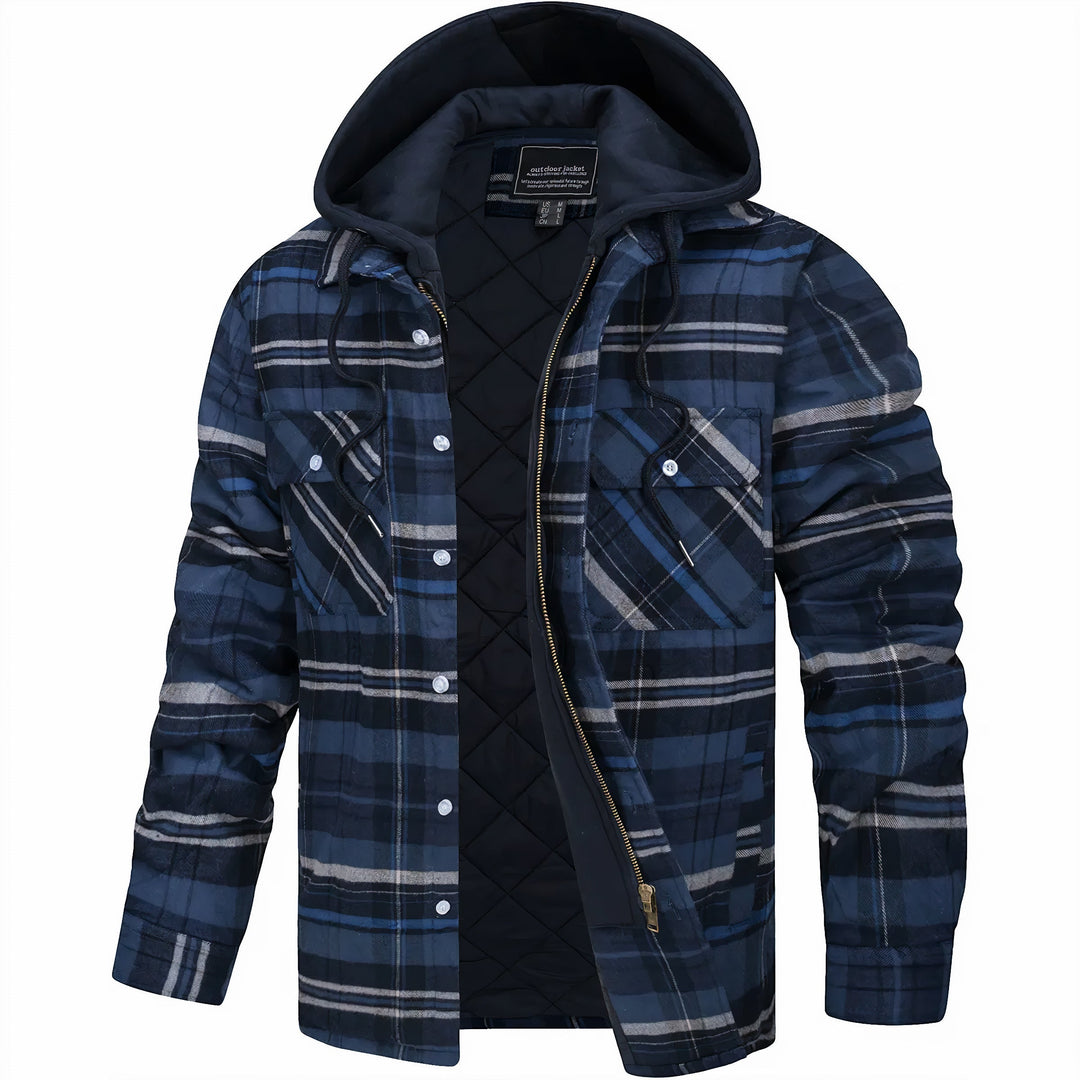 Cian - Chic Plaid Coat