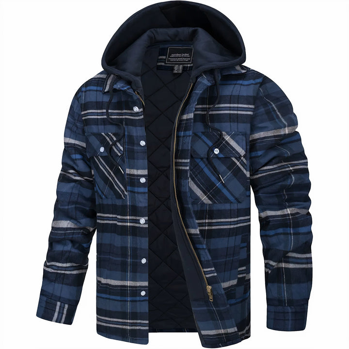 Cian - Chic Plaid Coat