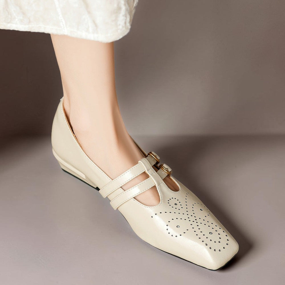 NUALA CORK | Pauline Double-Strap Mary Janes